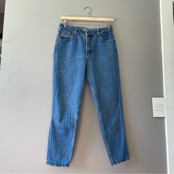 [30] Vintage MOM Jeans High Rise Boyfriend Straight Leg Denim Jeans Women’s - Picture 5 of 14